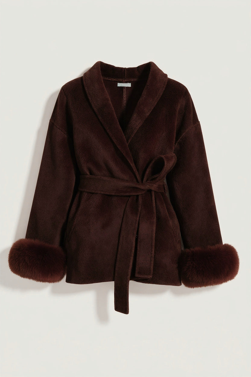 Nordique Coat Wool Brown