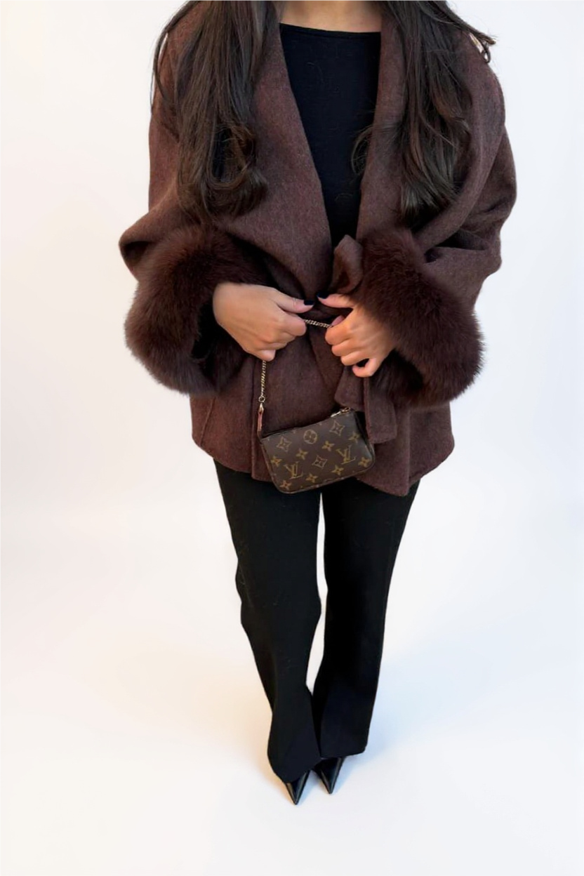 Nordique Coat Wool Brown