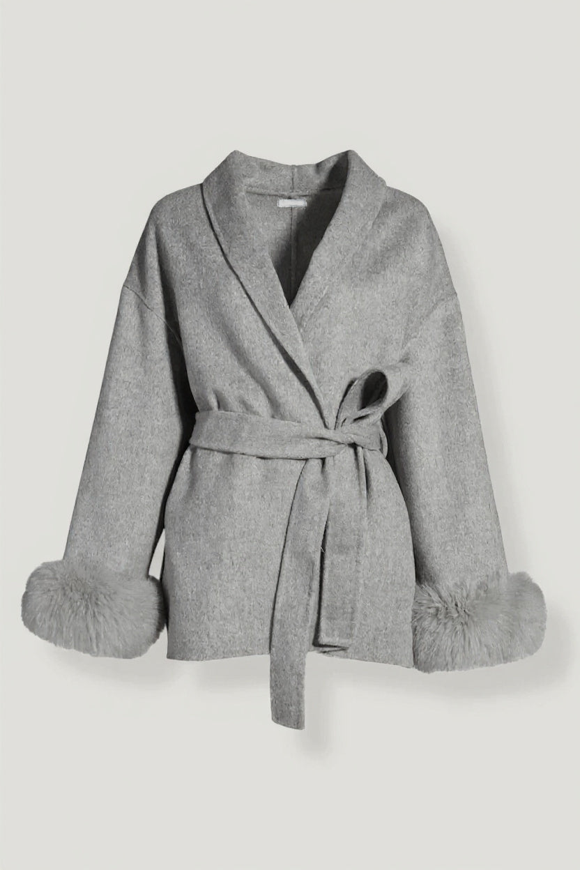Nordique Coat Wool Grey