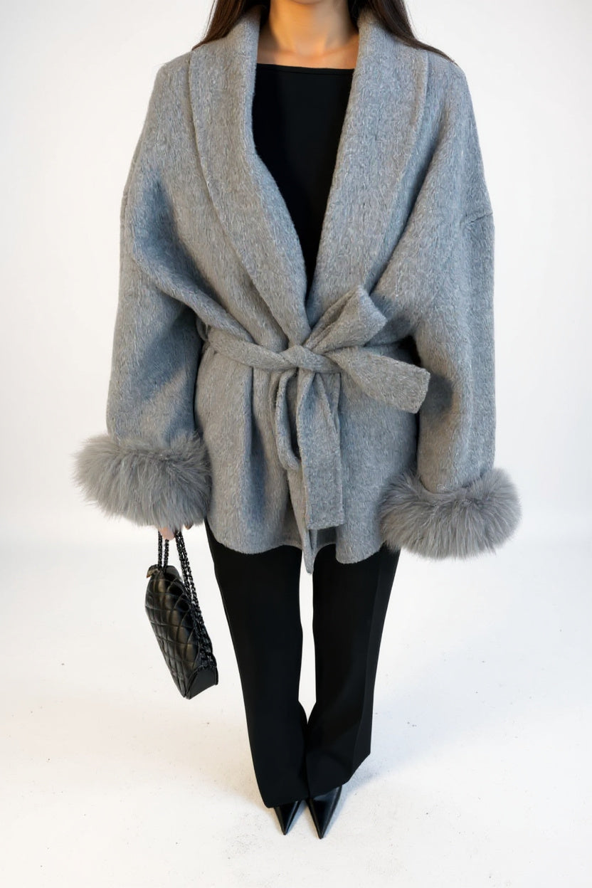 Nordique Coat Wool Grey