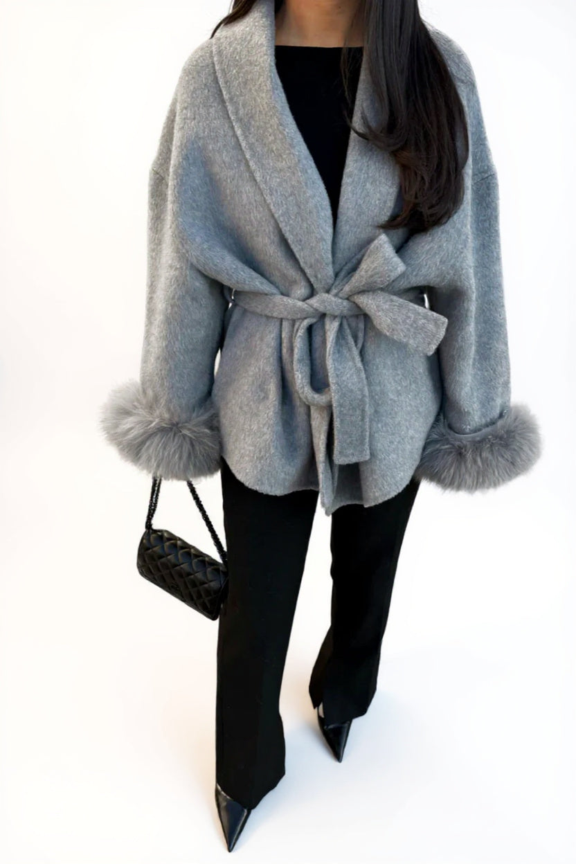 Nordique Coat Wool Grey