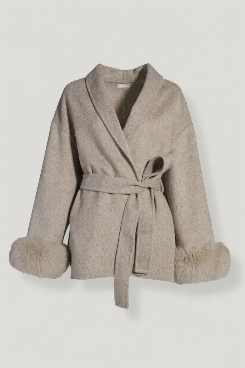 Nordique Coat Wool Khaki
