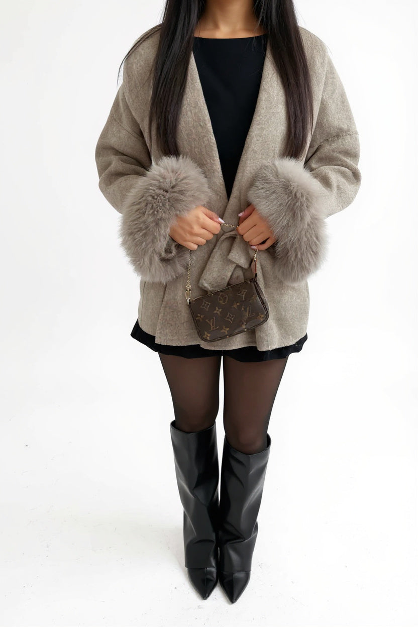 Nordique Coat Wool Khaki