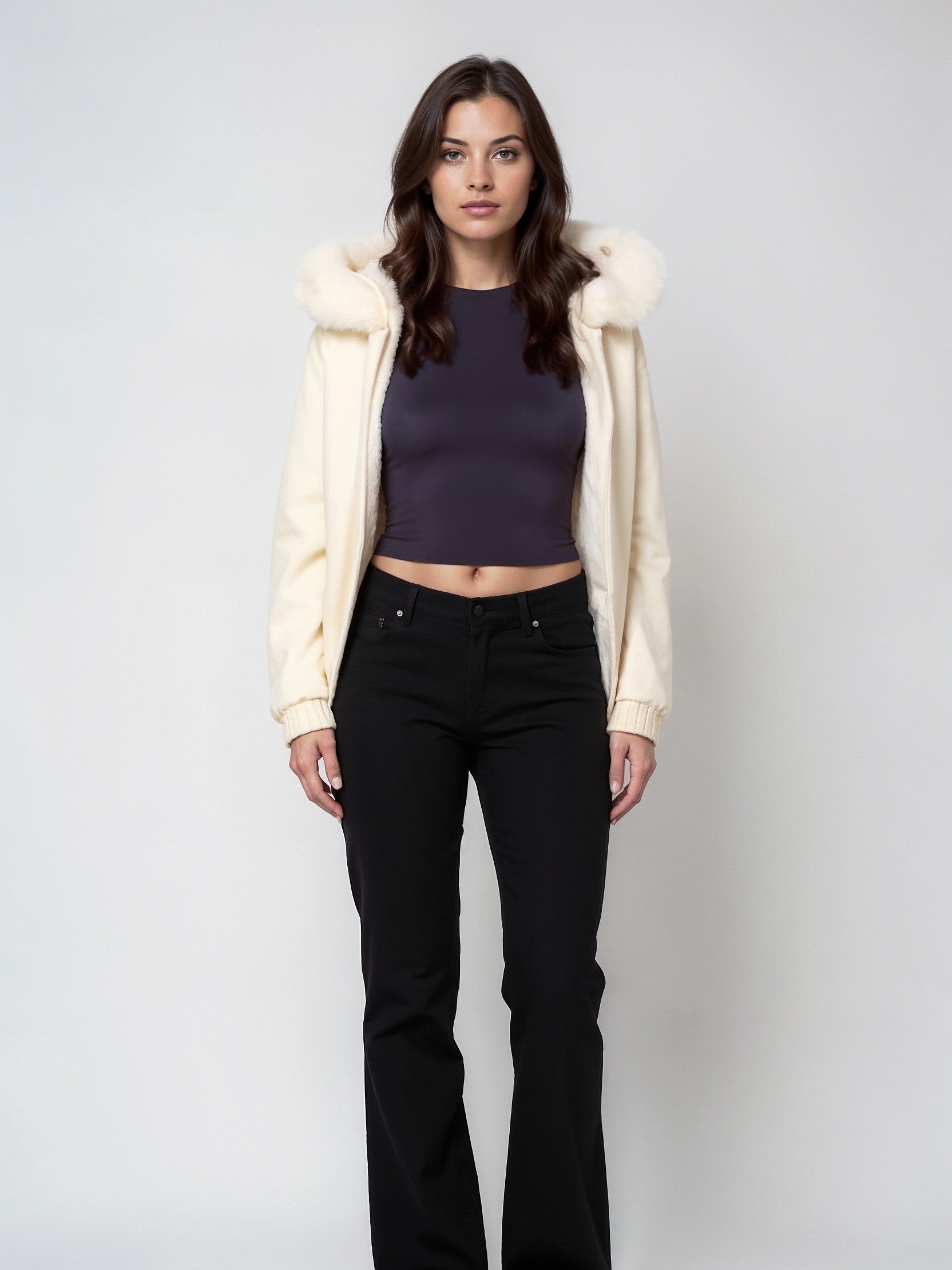 Fur Jacket Brown