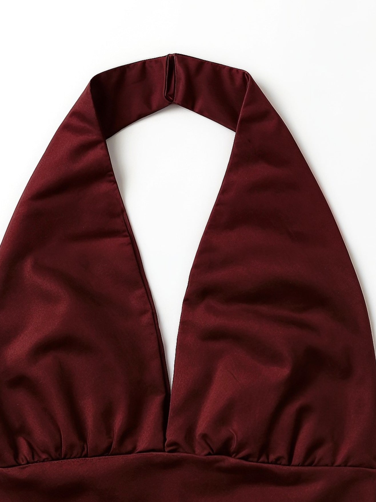 Rotes Neckholder Top