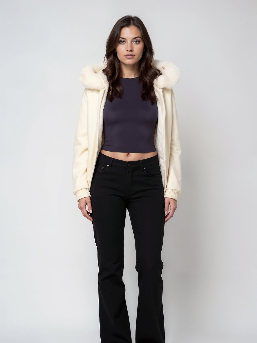 Fur Jacket Brown
